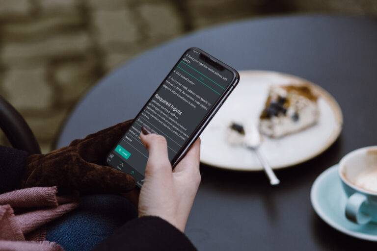 Mobile app experience